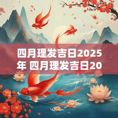 四月理发吉日2025年 四月理发吉日2025年