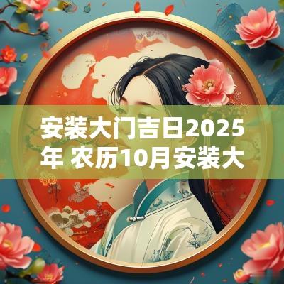 安装大门吉日2025年 农历10月安装大门吉日