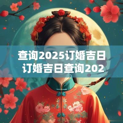 查询2025订婚吉日 订婚吉日查询2025年