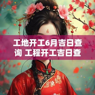 工地开工6月吉日查询 工程开工吉日查询2025