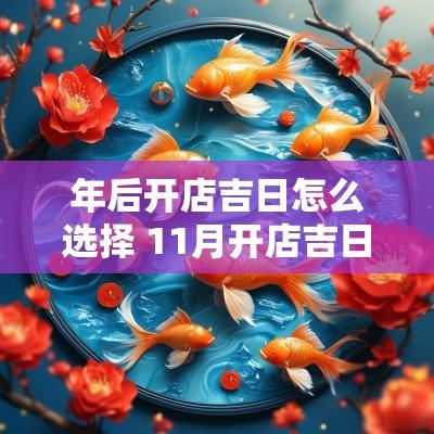 年后开店吉日怎么选择 11月开店吉日查询