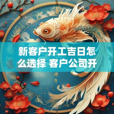 新客户开工吉日怎么选择 客户公司开工需要注意什么