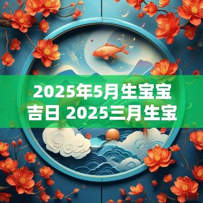 2025年5月生宝宝吉日 2025三月生宝宝吉日