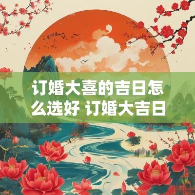 订婚大喜的吉日怎么选好 订婚大吉日一览表