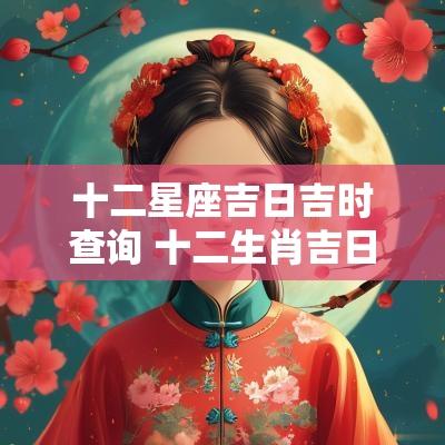 十二星座吉日吉时查询 十二生肖吉日吉时查询
