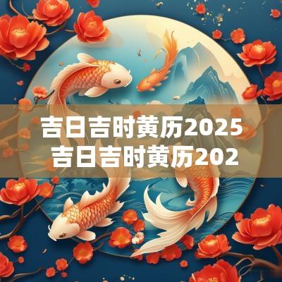 吉日吉时黄历2025 吉日吉时黄历2025年