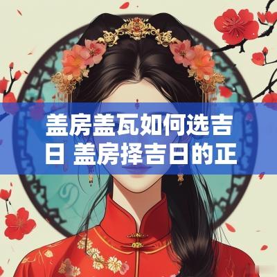 盖房盖瓦如何选吉日 盖房择吉日的正确方法