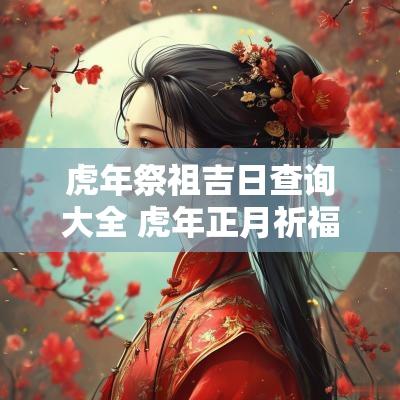 马年祭祖吉日查询大全 马年正月祈福吉日查询大全