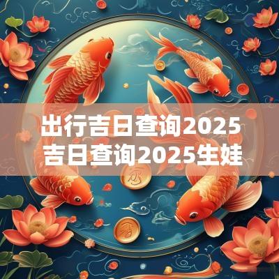 出行吉日查询2025 吉日查询2025生娃