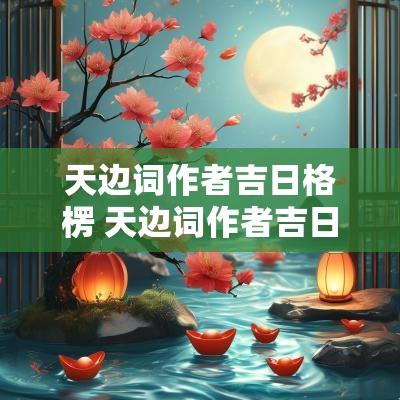 天边词作者吉日格楞 天边词作者吉日格楞简历