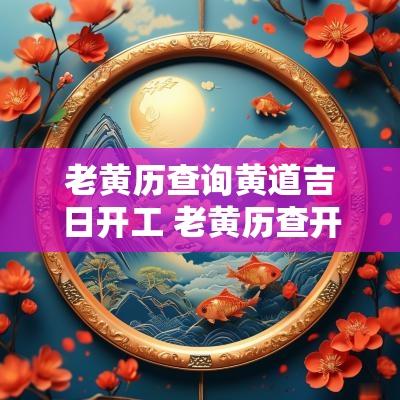 老黄历查询黄道吉日开工 老黄历查开张吉日