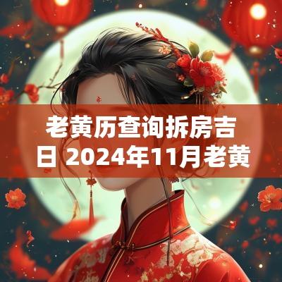 老黄历查询拆房吉日 2025年11月老黄历拆房吉日查询