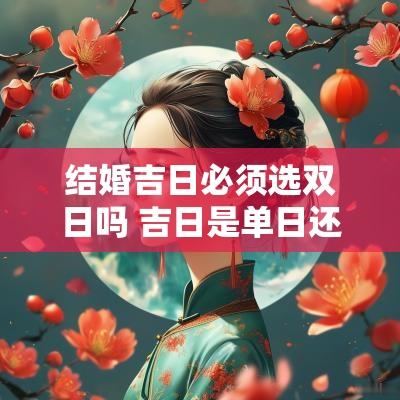 结婚吉日必须选双日吗 吉日是单日还是双日