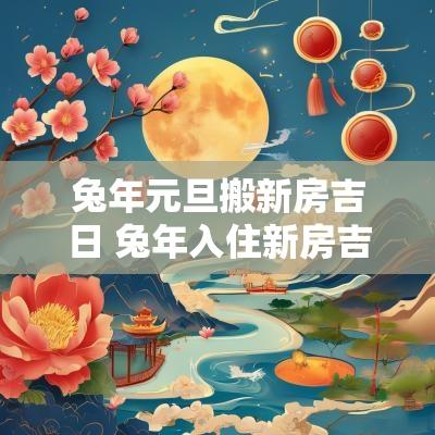 蛇年元旦搬新房吉日 蛇年入住新房吉日查询最新