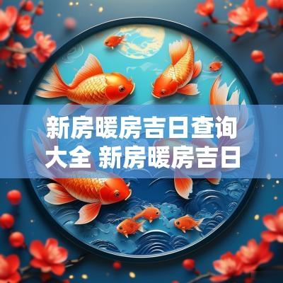 新房暖房吉日查询大全 新房暖房吉日吉时查询