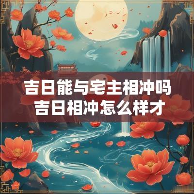 吉日能与宅主相冲吗 吉日相冲怎么样才能解除