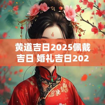 黄道吉日2025佩戴吉日 婚礼吉日2025黄道吉日一览表