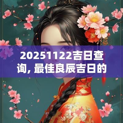20251122吉日查询, 最佳良辰吉日的探索