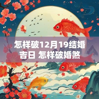怎样破12月19结婚吉日 怎样破婚煞