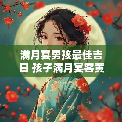 满月宴男孩最佳吉日 孩子满月宴客黄道吉日