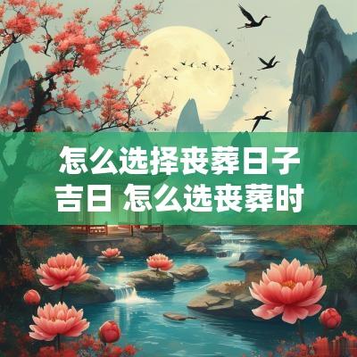怎么选择丧葬日子吉日 怎么选丧葬时辰吉日