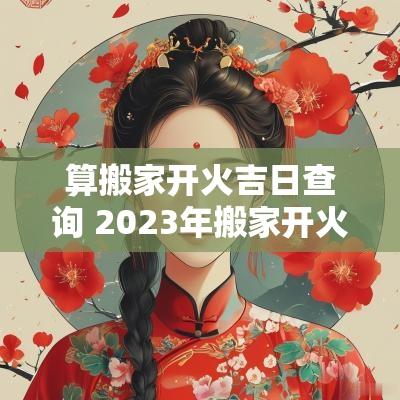 算搬家开火吉日查询 2025年搬家开火吉日一览表