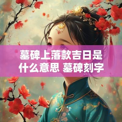 墓碑上落款吉日是什么意思 墓碑刻字选择哪种日子