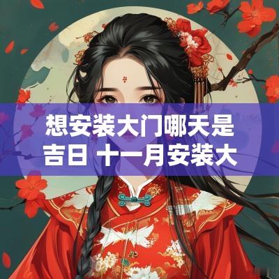 想安装大门哪天是吉日 十一月安装大门的吉日
