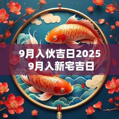 9月入伙吉日2025 9月入新宅吉日