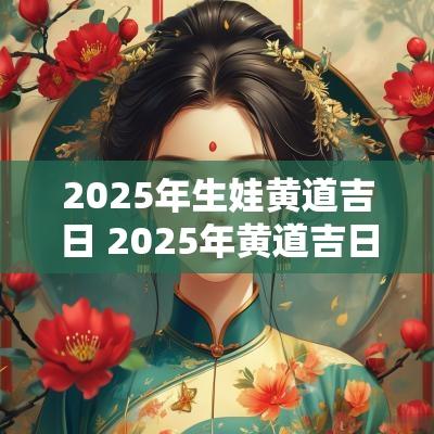 2025年生娃黄道吉日 2025年黄道吉日治病