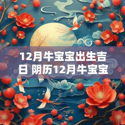 12月牛宝宝出生吉日 阴历12月牛宝宝出生好不好