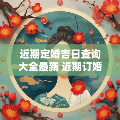 近期定婚吉日查询大全最新 近期订婚吉日查询大全