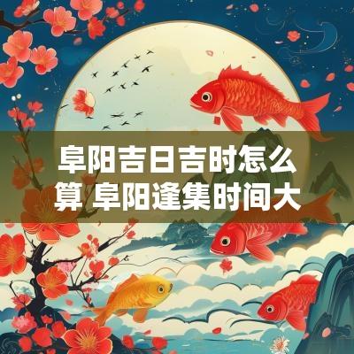 阜阳吉日吉时怎么算 阜阳逢集时间大全