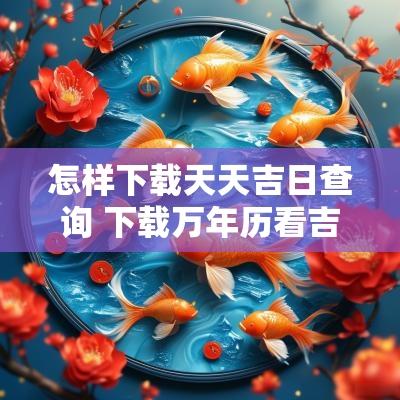怎样下载天天吉日查询 下载万年历看吉日