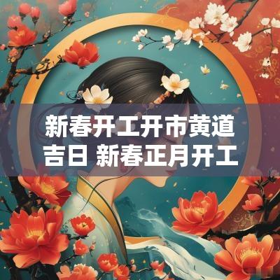 新春开工开市黄道吉日 新春正月开工吉日查询表