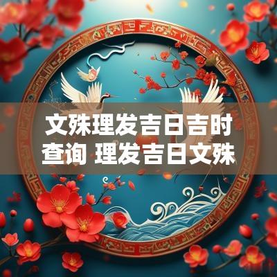 文殊理发吉日吉时查询 理发吉日文殊