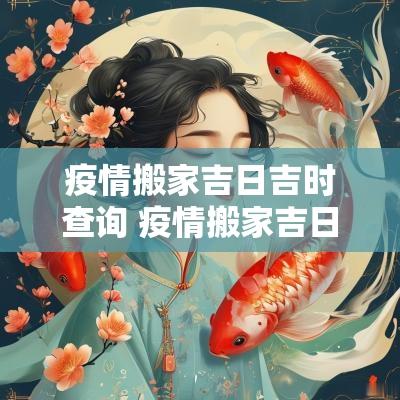 疫情搬家吉日吉时查询 疫情搬家吉日怎么选好一点