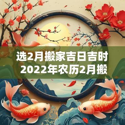 选2月搬家吉日吉时 2025年农历2月搬家吉日