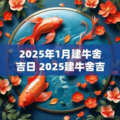 2025年1月建牛舍吉日 2025建牛舍吉日