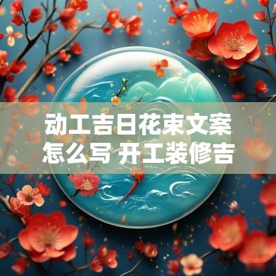 动工吉日花束文案怎么写 开工装修吉日文案