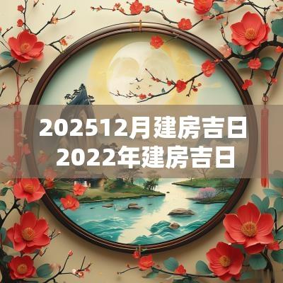 202512月建房吉日 2025年建房吉日