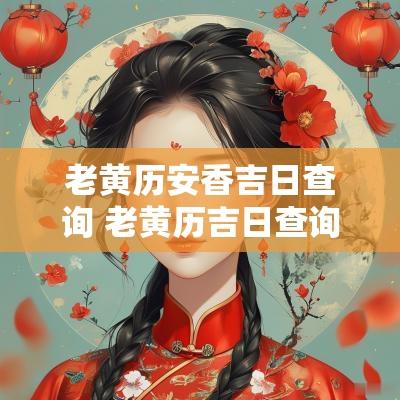 老黄历安香吉日查询 老黄历吉日查询2025年