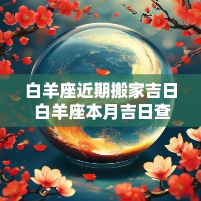 白羊座近期搬家吉日 白羊座本月吉日查询