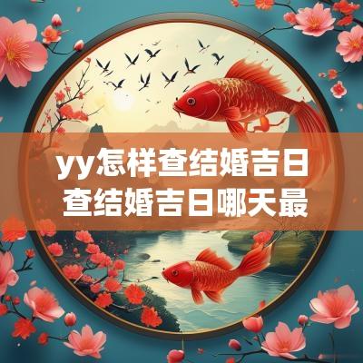 yy怎样查结婚吉日 查结婚吉日哪天最好