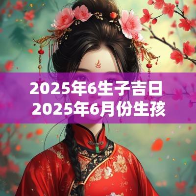 2025年6生子吉日 2025年6月份生孩子吉日