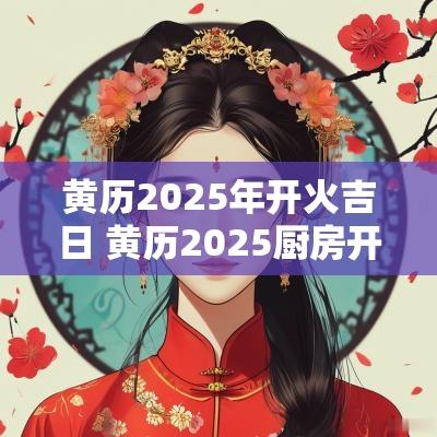 黄历2025年开火吉日 黄历2025厨房开火吉日