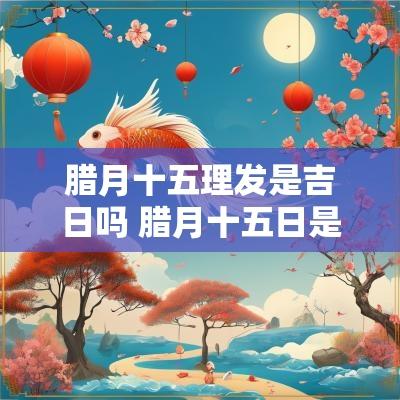 腊月十五理发是吉日吗 腊月十五日是吉日吗