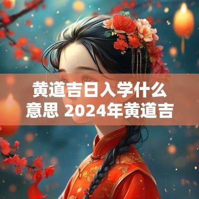 黄道吉日入学什么意思 2025年黄道吉日入学