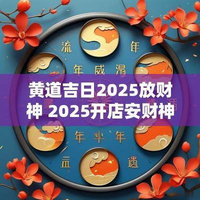 黄道吉日2025放财神 2025开店安财神吉日
