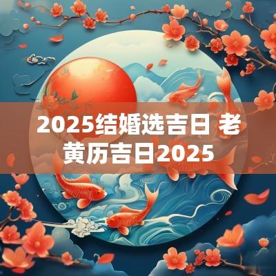 2025结婚选吉日 老黄历吉日2025